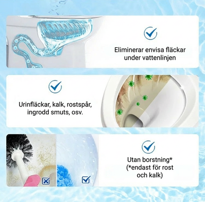ToiletFizz Pro - Avancerad dekontaminering, borttagning av urinavlagringar och luktborttagning