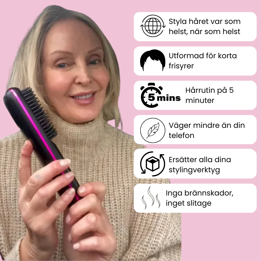 SilkGlide - Att platta håret har aldrig varit enklare.