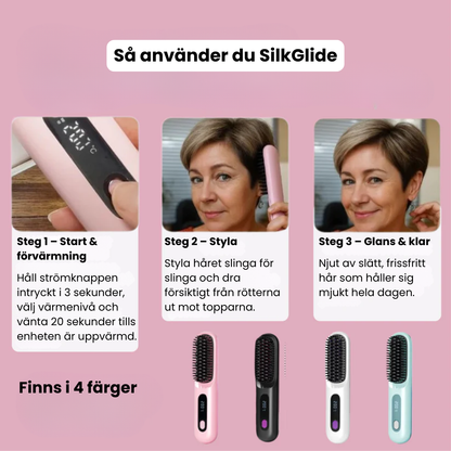 SilkGlide - Att platta håret har aldrig varit enklare.