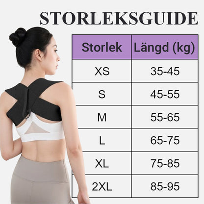 "Rak Rygg På 5 Minuter! ✨ Universell Hållningskorrigerare – Din Osynliga Ryggstöd