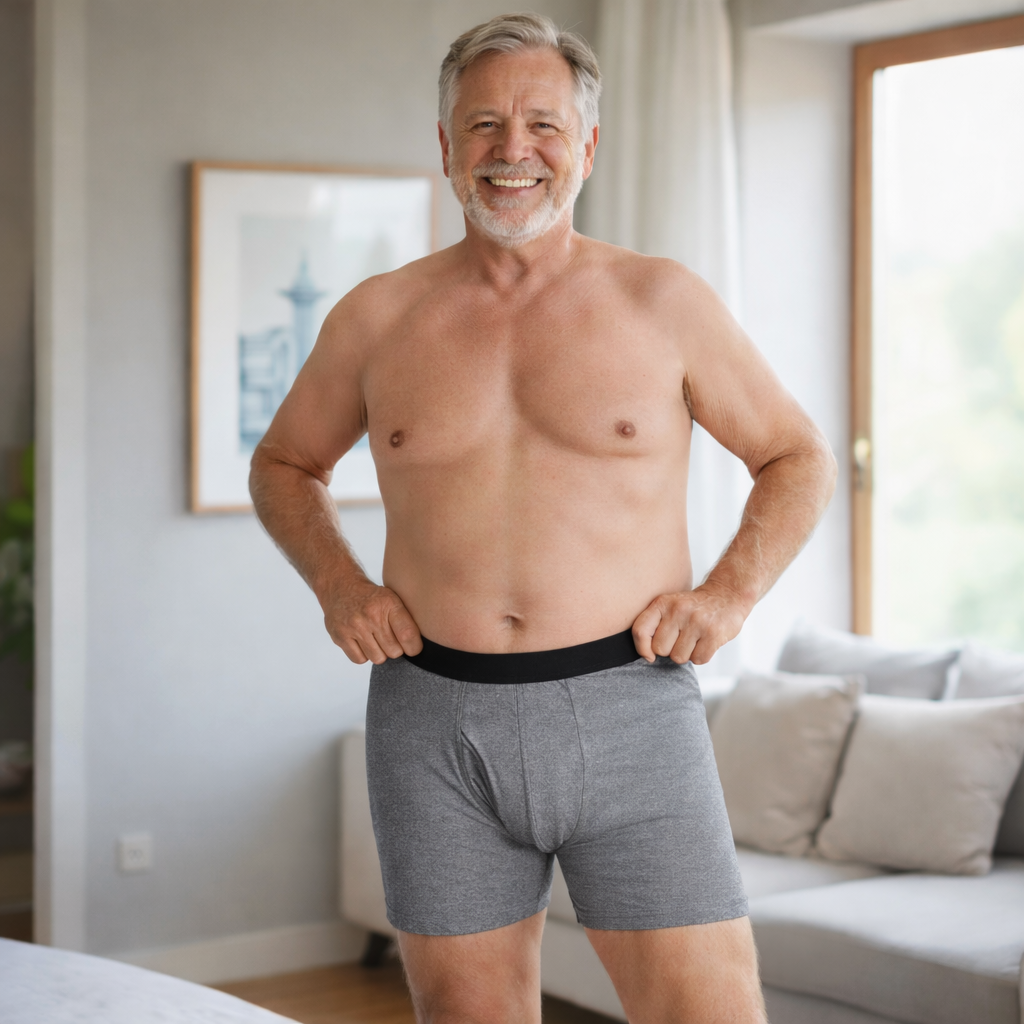 DryGuard Boxershorts – Ultraabsorberande inkontinensunderkläder för män