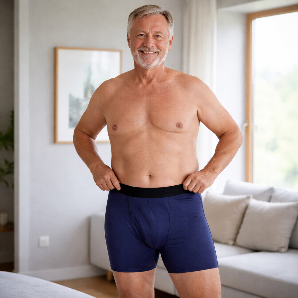 DryGuard Boxershorts – Ultraabsorberande inkontinensunderkläder för män